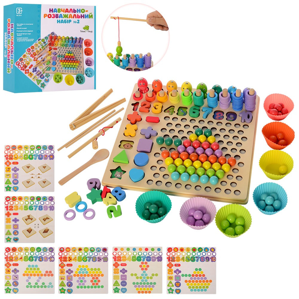 Дерев'яна іграшка Tree Toys навчально-разважальний набір MD 2514, фото 1