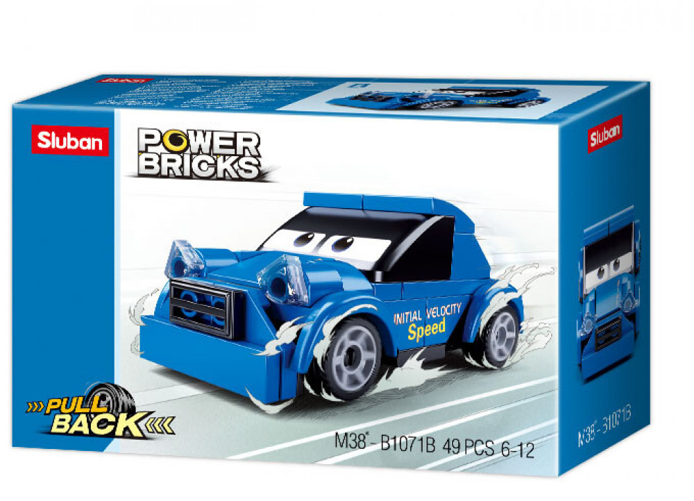 Конструктор SLUBAN "Power Bricks" Машинка M38-B1071B, фото 1