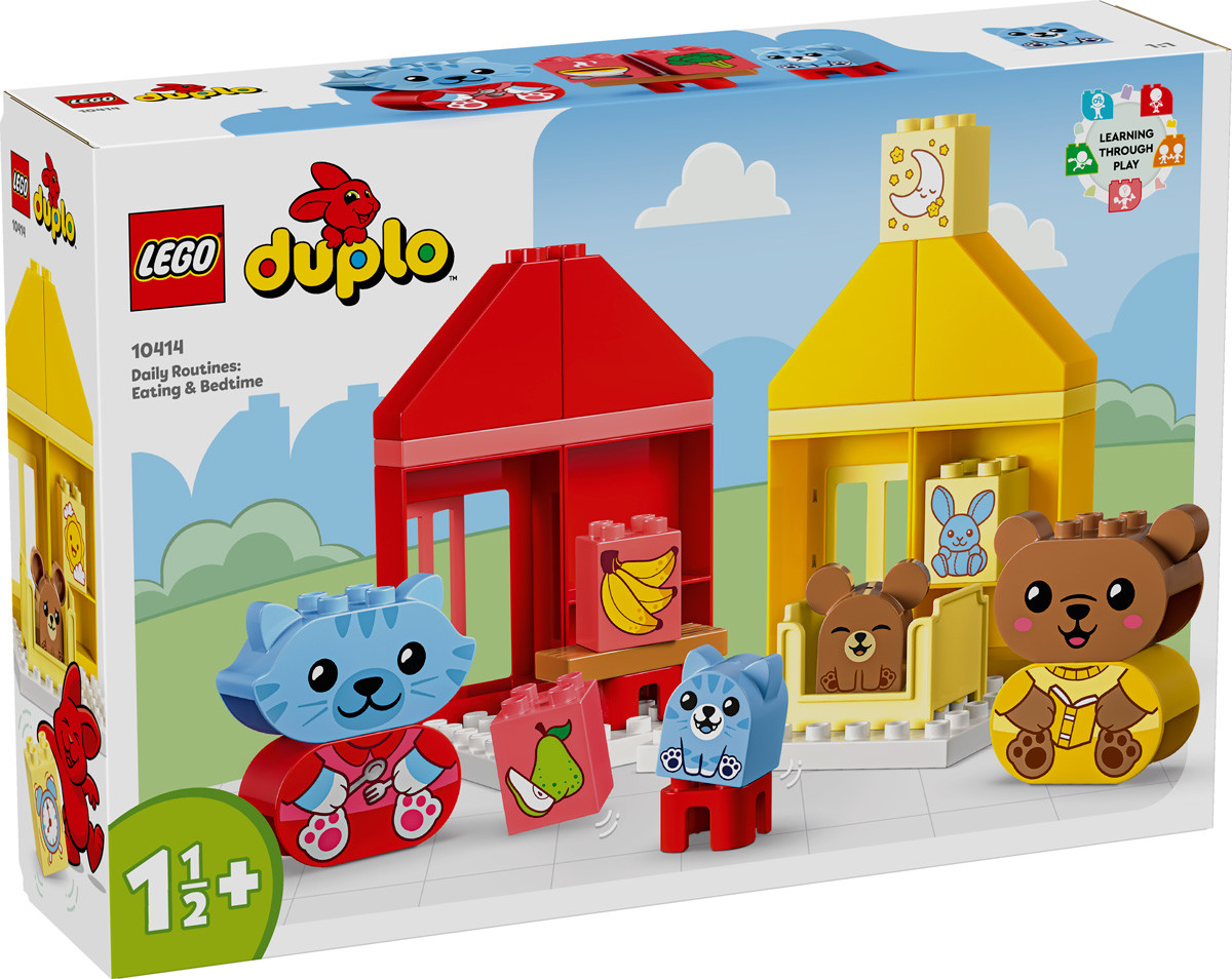Конструктор LEGO DUPLO Повсякденні процедури: Час вечері й сну