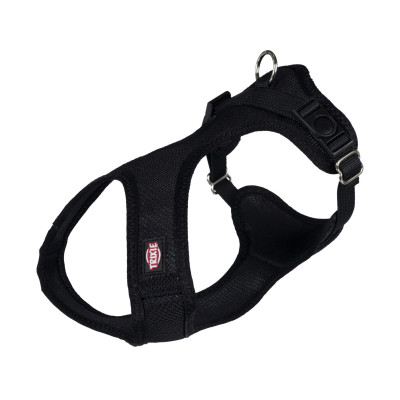 Шлея для собак Trixie Soft м'яка XS-S 30-45 см/15 мм чорна (4047974162613)