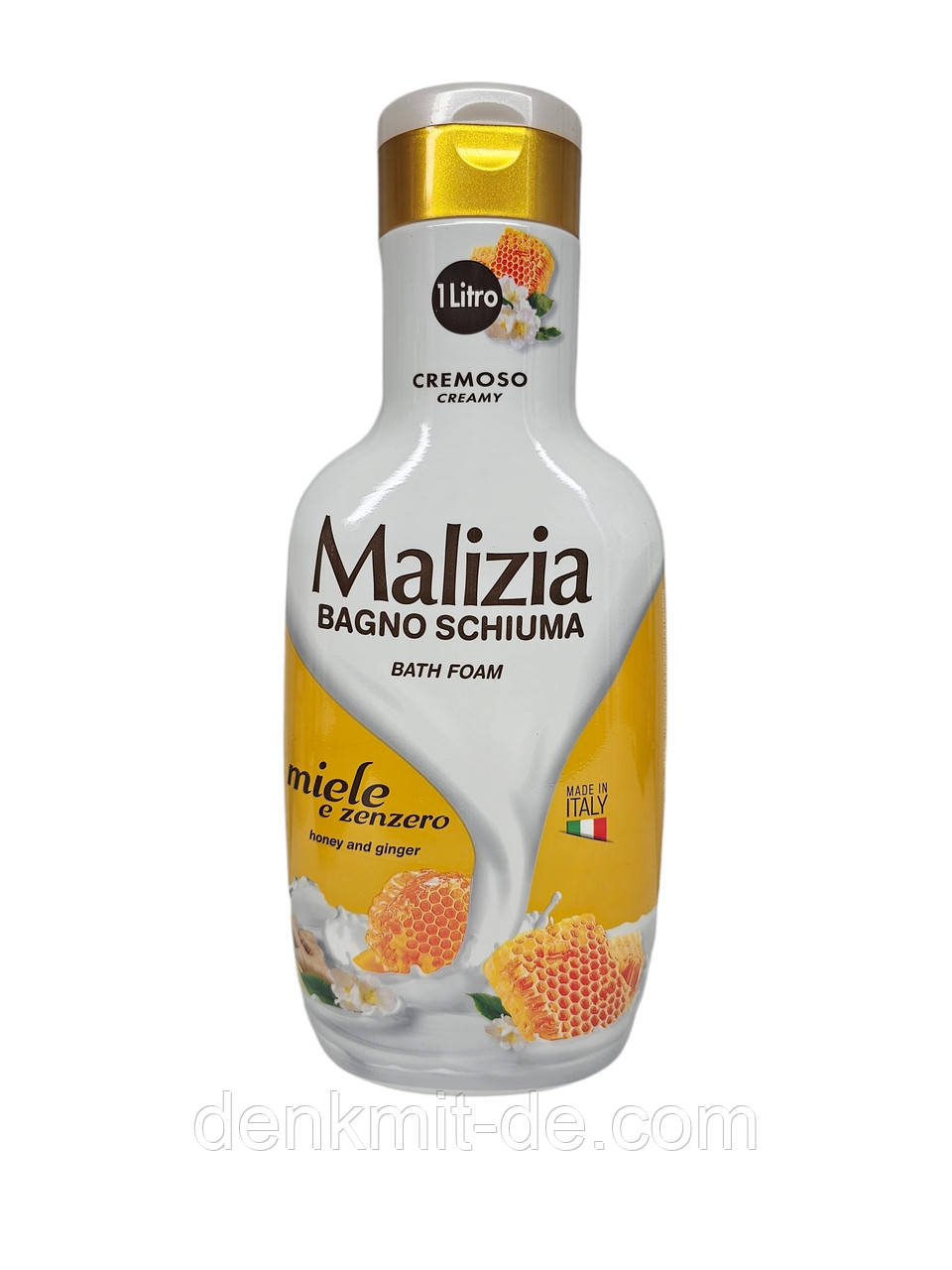 Malizia Гель для душу Honey and ginger, 1000 мл