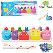 Дерев'яна іграшка Tree Toys Геометрика фігури-пазли MD 0824, фото 3