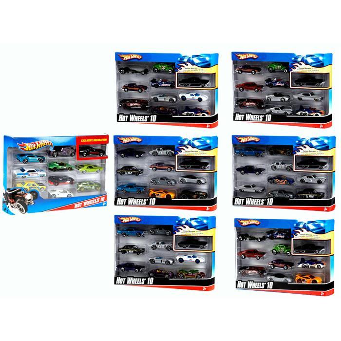 Автомобіль базовий 10 шт. Hot Wheels