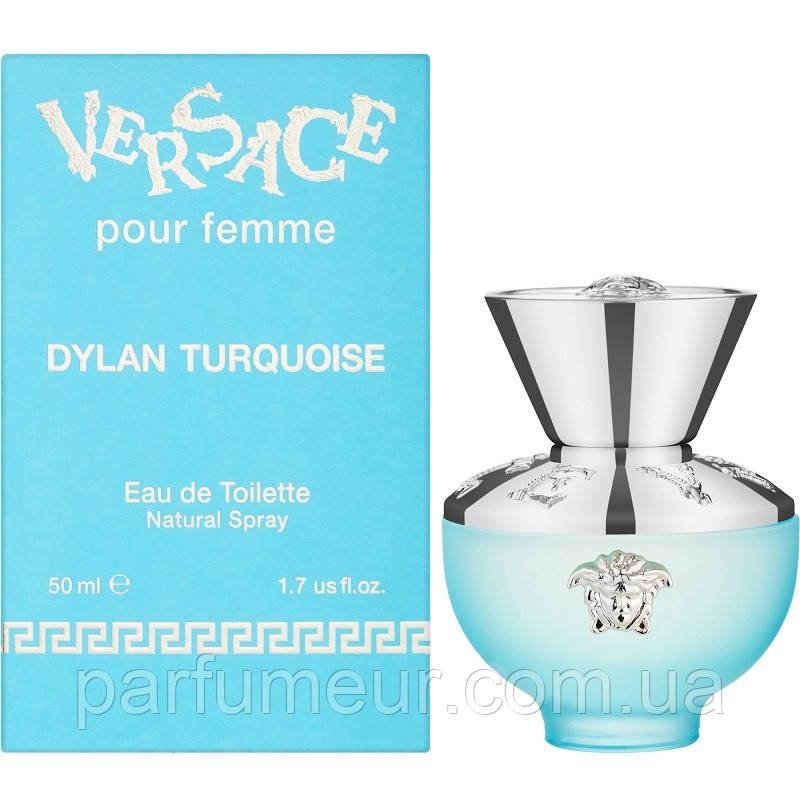 Dylan Turquoise Pour Femme Versace туалетна вода 50 мл, фото 1