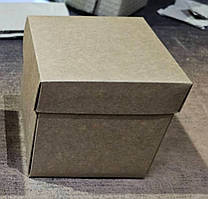 Упаковка для чашки з картону (дно з кришкою) крафтовый картон