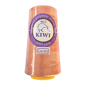 Нитка швейна 40/2 KIWI (4000 ярдів/бобіна) Персиковий блідий