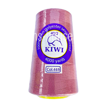 Нитка швейна 40/2 KIWI (4000 ярдів/бобіна) Фрезова Пудра