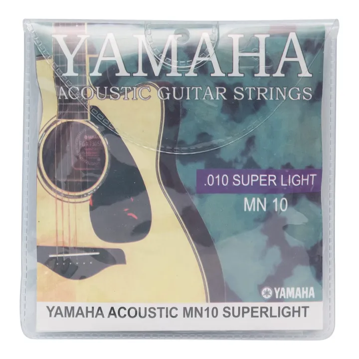 Струни для акустичної гітари Yamaha  .010-.047 (3 медіатори у подарунок)