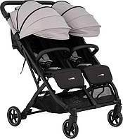 Коляска для дитини прогулянкова FreeON Active TWIN, сіра