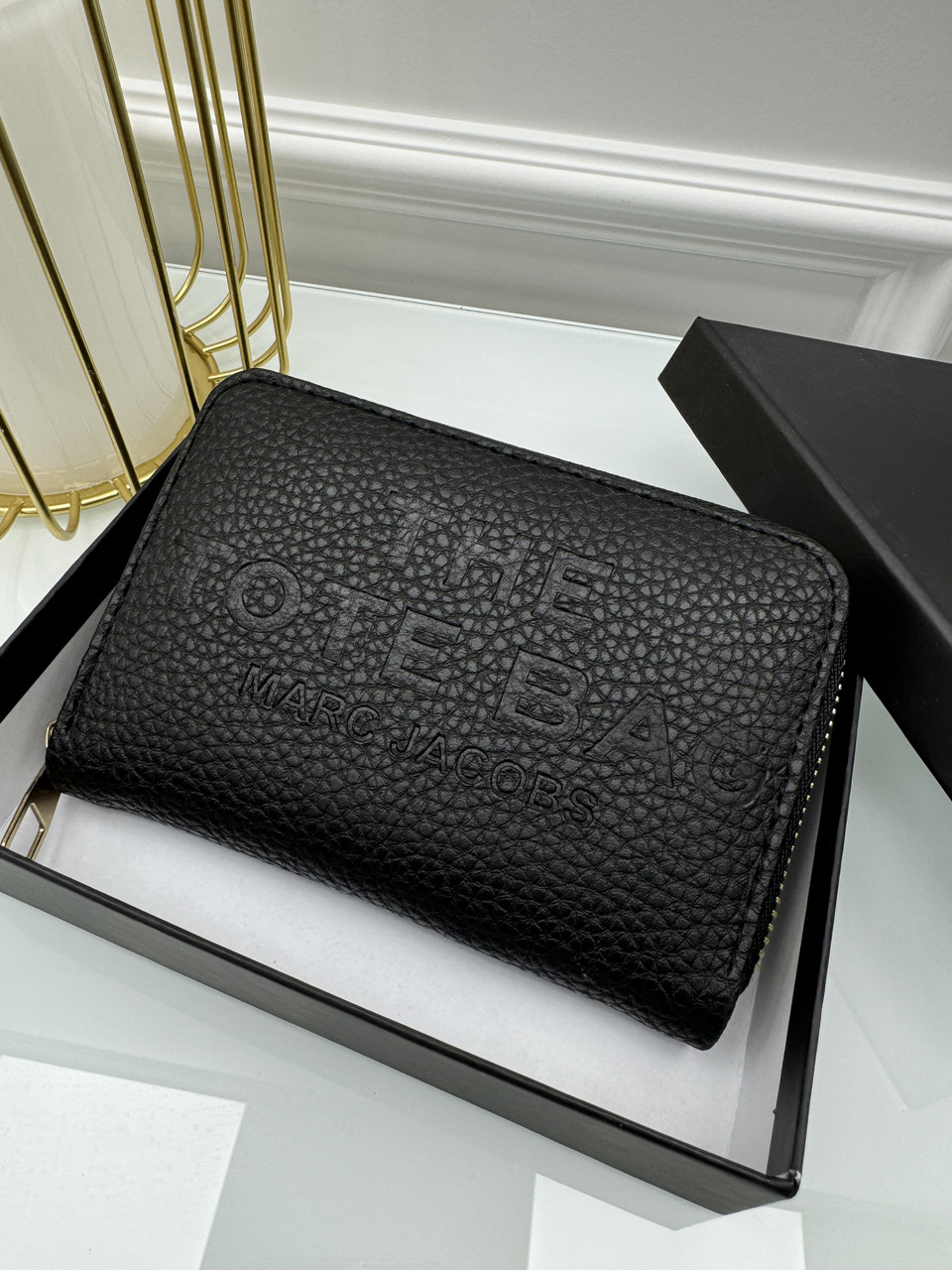 Гаманець Марк Джейкобс жіночий, гаманець Marc Jacobs чорний — LUX якість, фото 1