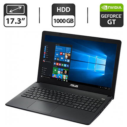 Ноутбук Б-клас Asus X75VB/ 17.3" 1600x900/ i5-3230M/ 8GB RAM/ 1000GB HDD/ GT 740M 2GB/ АКБ 0% заряд, фото 1