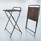 Комп'ютерний складаний стіл COLLEGE, розкладний h 700х550х400мм . Столик для ноутбука, переносний, приставний, фото 4