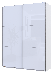 Шафа-купе двохдверна Doros G-Caiser 180х60х240 см Білий/2 Білих скла (DRS-011014)+, фото 4