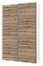 Шафа-купе двохдверна Doros G-Caiser 160х60х240 см Білий/Дуб евок (DRS-011022)+, фото 3