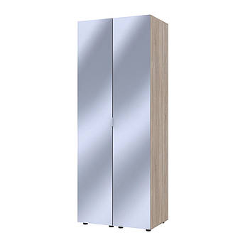 Комплект пеналів для одягу Doros Гелар (2 шт.) 78х49,5х203,4 см 2 Дзеркала/Дуб сонома (DRS-011127)+