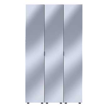 Комплект пеналів для одягу Doros Гелар (3 шт.) 117х49,5х203,4 см 3 Дзеркала/Кашемір (DRS-011262)+