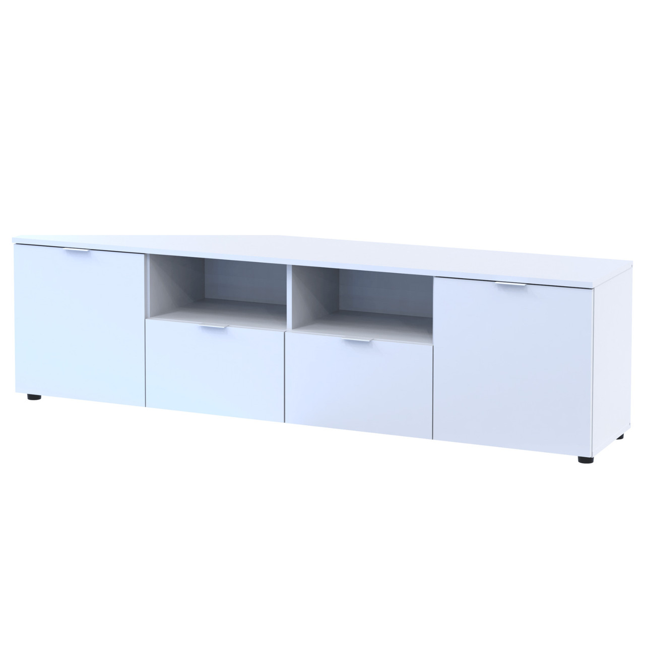 Тумба під ТВ Doros Рон 4 180х38х50 см Білий (DRS-011298)+