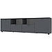 Тумба під ТВ Doros Рон 4 180х38х50 см Графіт (DRS-011299)+, фото 4