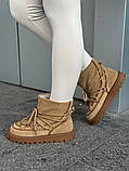 Уггі жіночі замшеві рудого кольору, фото 2