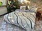 Двоспальний комплект (Бязь) | Комплект постільної білизни "Мармур" | Простирадло 200х220 см, фото 3