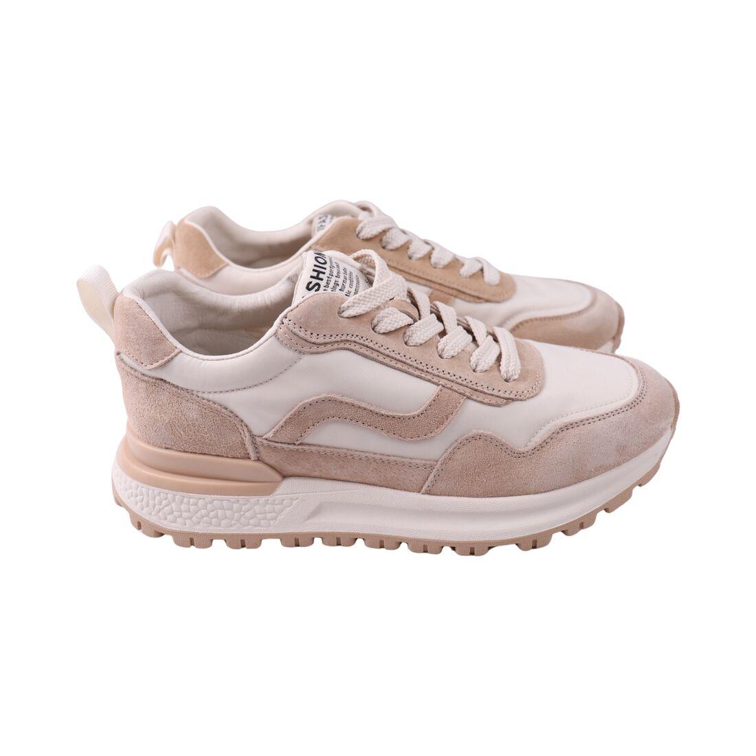 Кросівки жіночі Li Fexpert бежеві текстиль, 36, фото 1