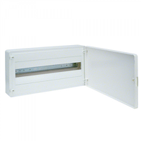 Щит розподільний з білими дверцятами, 22 модулі (1х22), GOLF Hager (VS122PD)