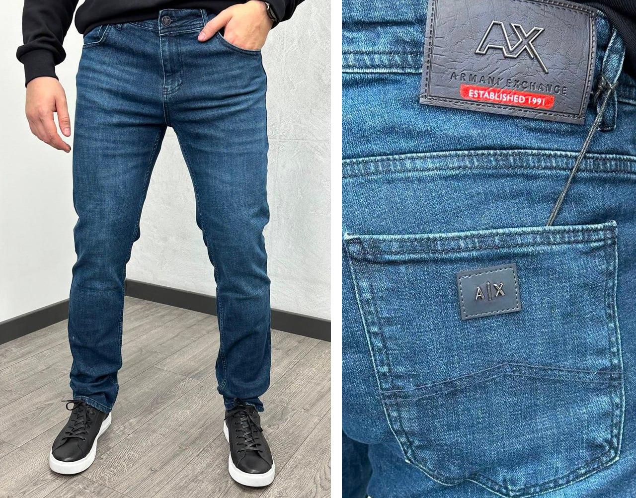 Чоловічі джинси Armani Exchange H4625 сині, фото 1