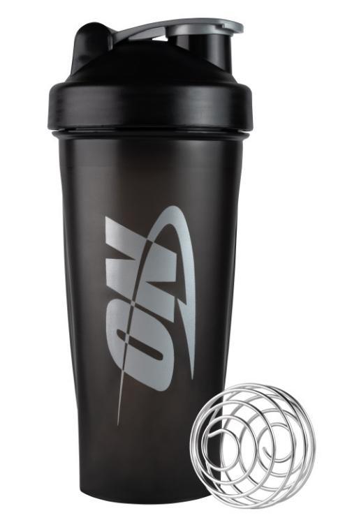 Шейкер Optimum black/grey з металевим м'ячиком 600 мл