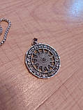 Чоловічий жіночий кулон слов'янський оберег Коврат у колаторі, фото 5