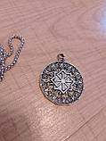 Чоловічий жіночий кулон слов'янський оберег Коврат у колаторі, фото 2