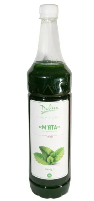 Сироп Delicia М'ята 1 л (ПЕТ)
