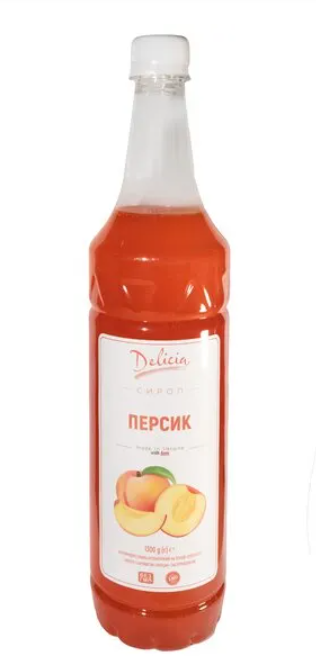 Сироп Delicia Персик 1 л (ПЕТ)