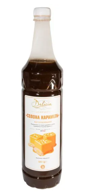 Сироп Delicia Солона Карамель 1 л (ПЕТ)