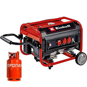 Генератор Einhell 3,1 кВт 1-фазний TC-PG 35/E5 газ/бензиновий