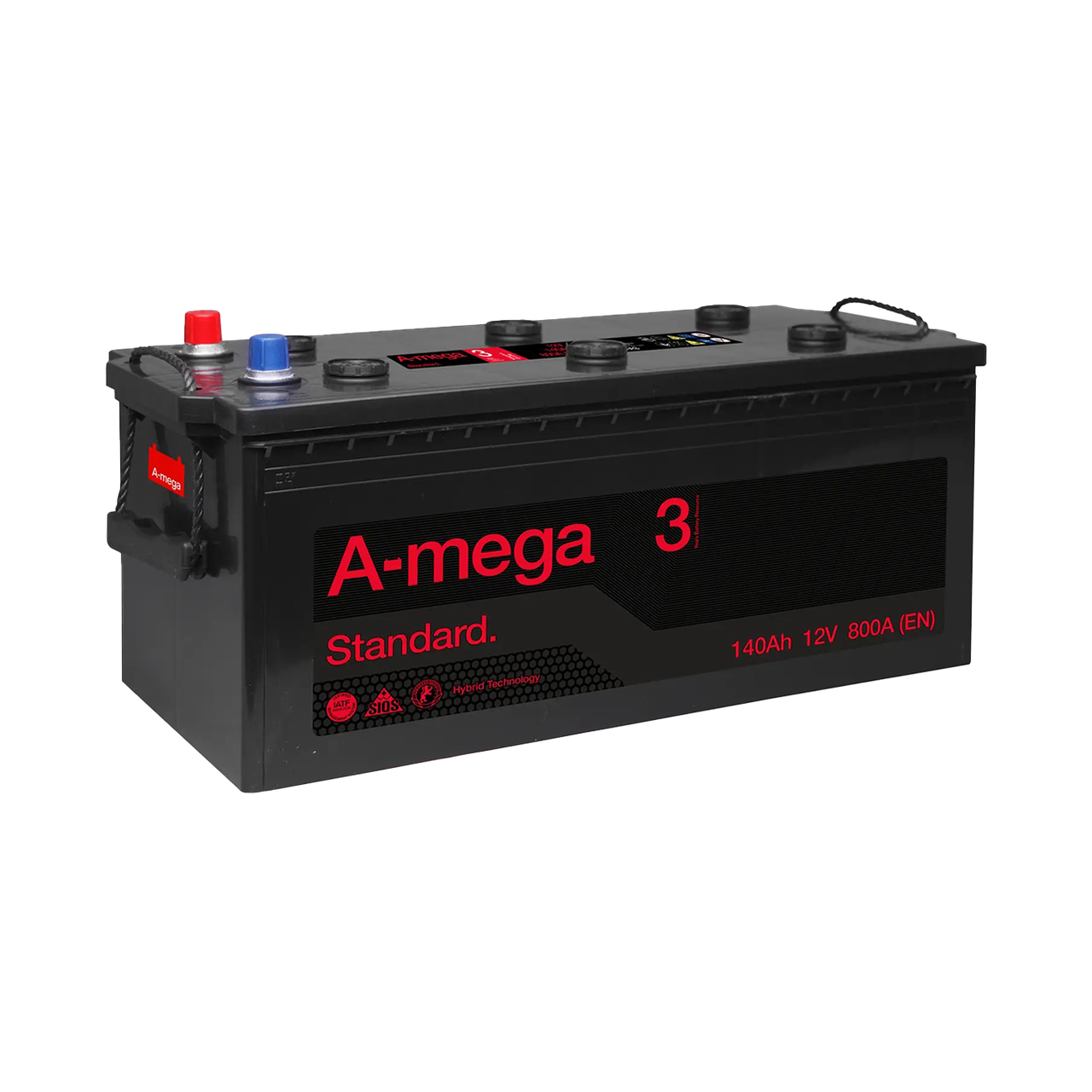 Аккумулятор авто Мегатекс A-mega Standard (М3) 6СТ-140-АЗ (лев) ТХП 800 ...