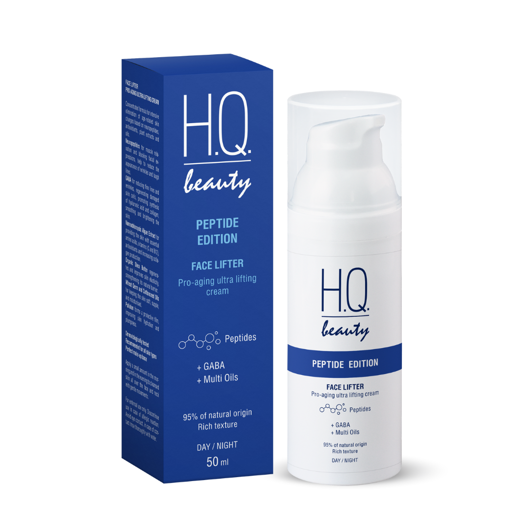 Ультра-ліфтинг крем, ліфтер для обличчя про-віковий H.Q.Beauty Peptide Edition 50 мл