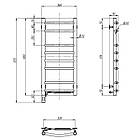 Рушникосушка Кемелія 360 x800 Sensor права з таймером 10-007033-3680, фото 4