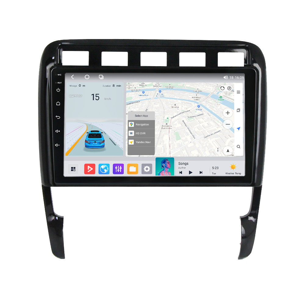 Штатна магнітола Mekede MS Porsche Cayenne (2002-2010) QleD