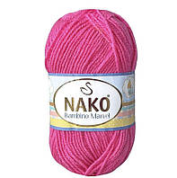 Nako BAMBINO MARVEL (Бамбiно марвел) № 6737/ 9010 рожевий (Пряжа, нитки для в'язання)