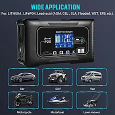 Інтелектуальний імпульсний зарядний пристрій 12V/20A-24V/10A LM40401, фото 5