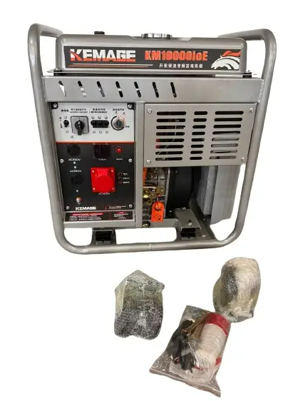 Генератор дизельний інверторний 8.7 кВт KEMAGE original KM-10000ioE 220/380В