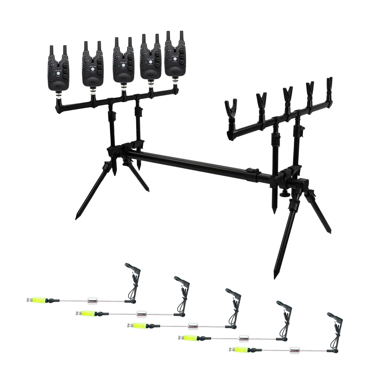 Карповий набір MARLINE РОД ПОД на 5 вудилищ комплект сигналізатори і свінгери