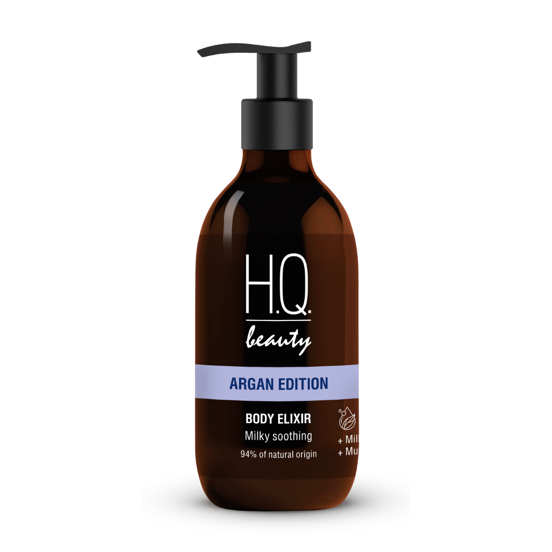 Еліксир з молочним протеїном для тіла пом'якшенн H.Q.Beauty Argan Edition 250мл
