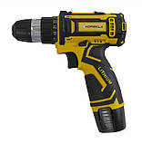 Надійний шурупокрут для дому VORSKLA ПМЗ 12/2-2000 Li Професійні шурупокрути акумуляторні (2 АКБ), фото 2