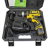 Надійний шурупокрут для дому VORSKLA ПМЗ 12/2-2000 Li Професійні шурупокрути акумуляторні (2 АКБ), фото 5