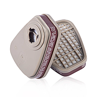 Фільтр 6002 для маски типу 3M 6800 захист від органічних газів, парів і частинок, вугільний картридж