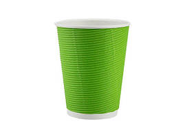 Гофрований стакан 110 мл, зелений d 60 (25шт/пак/1750) 062100093