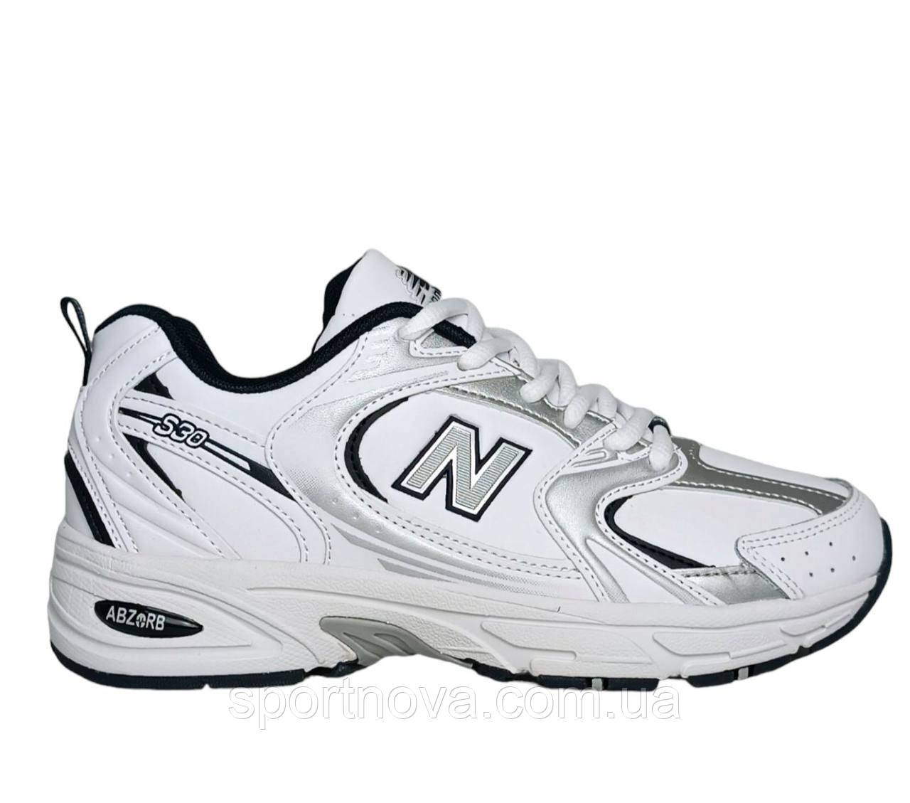 Кросівки жіночі шкіряні брендові легкі New Balance 530 білі р 36-41