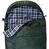 Спальний мішок-ковдра з капюшоном Tramp Ember Plus XXL. Олива. 190х90см. -5/+10 °C. Левій. Кемпінговий спальник, фото 5