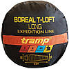 Спальний мішок-кокон Tramp Boreal Regular. Оранж. 200х80/55 см. -15/+5 °C. Правий. Кемпінговий спальник, фото 8